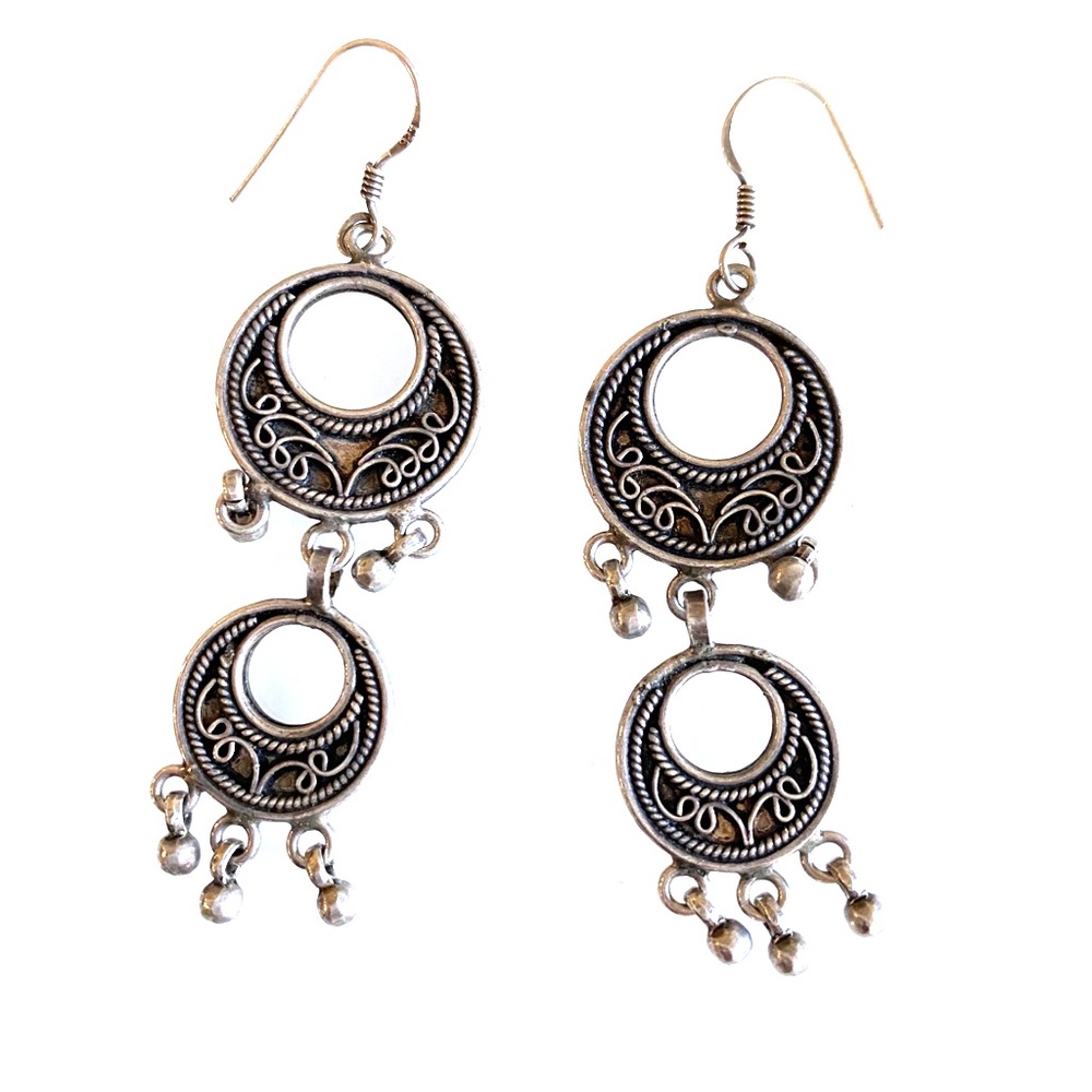 Transition day to night vintage earrings